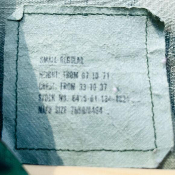 Vintage Army Woodland Fatigue Shirt Small-Regular VTG Army Airborne BRAGG Sm/Reg - Picture 7 of 16